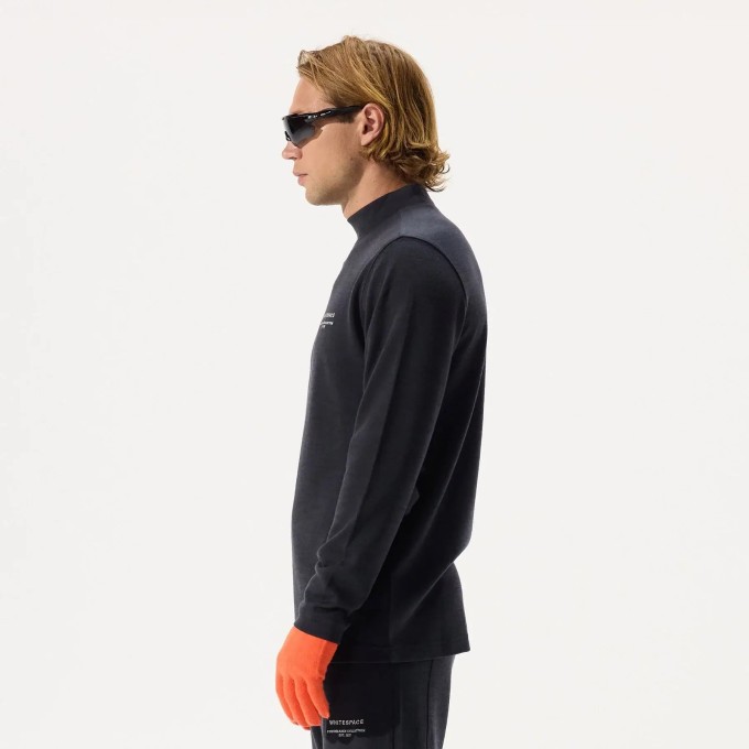 Whitespace Mens Merino Mockneck Bayselayer (S|Phantom)