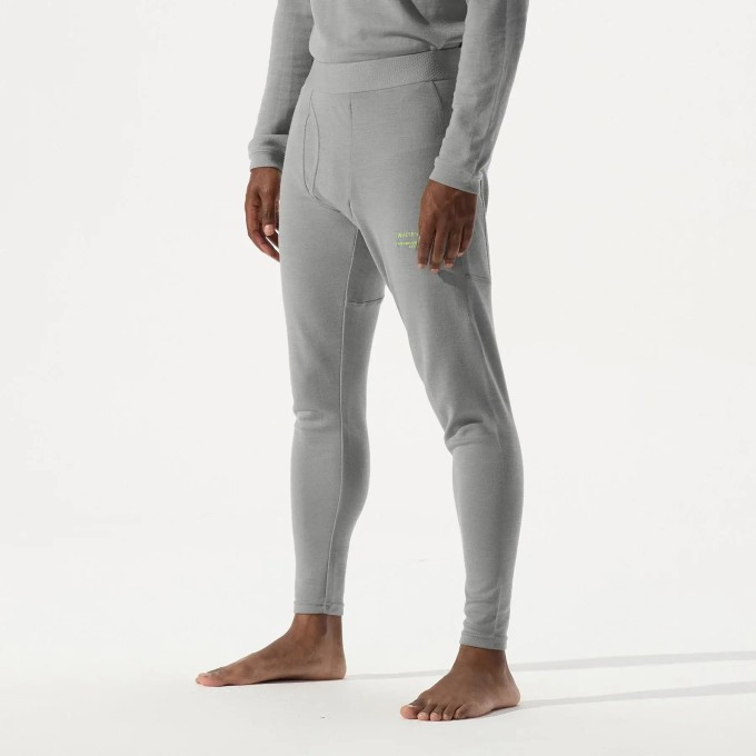 Whitespace Mens Merino Baselayer Pants (M|Rock Ridge)