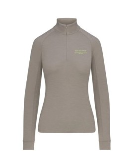 Whitespace Womens Merino Mockneck Baselayer (XL|Rock Ridge)