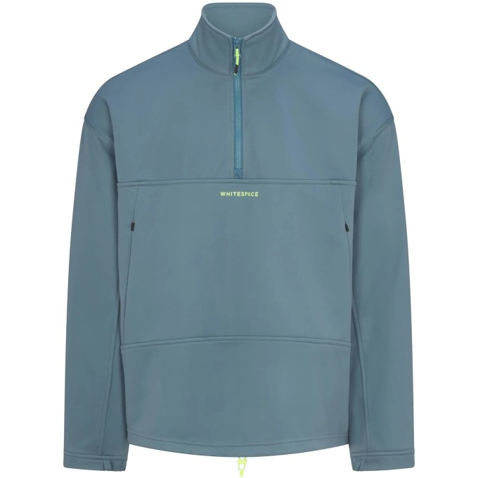 Whitespace Quarter Zip Soft Shell Midlayer (L|Goblin Blue)