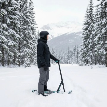Adjustable Snow Stunt Scooter NKD Snow 82cm-92cm - In Stock!