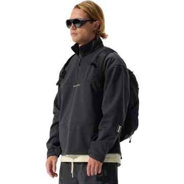 Whitespace Quarter Zip Soft Shell Midlayer (S|Phantom)