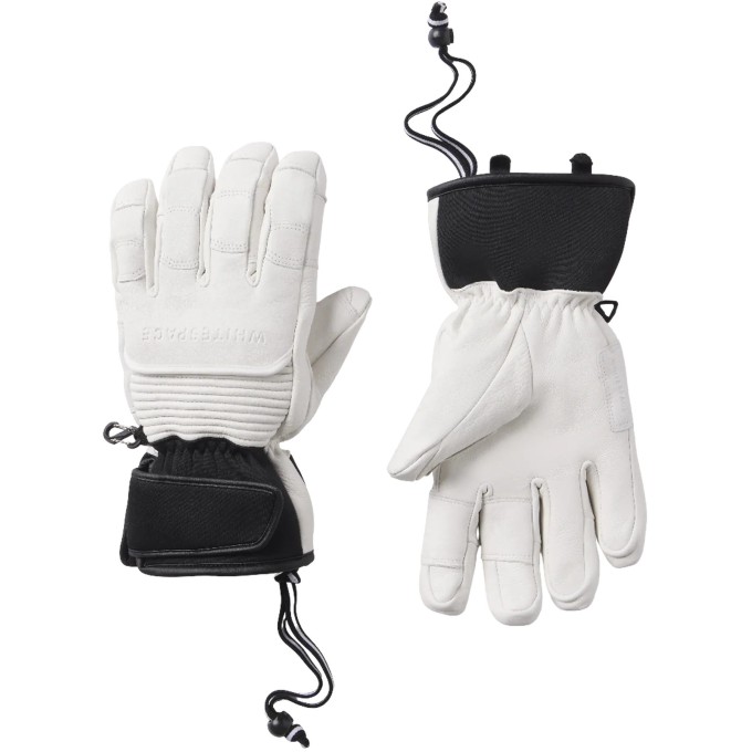 Whitespace Leather Riding Gloves (S-M|White)