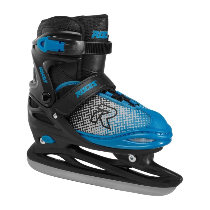 Roces Jokey Ice X Kids Ice Skates (Black/Astro Blue|26-29)