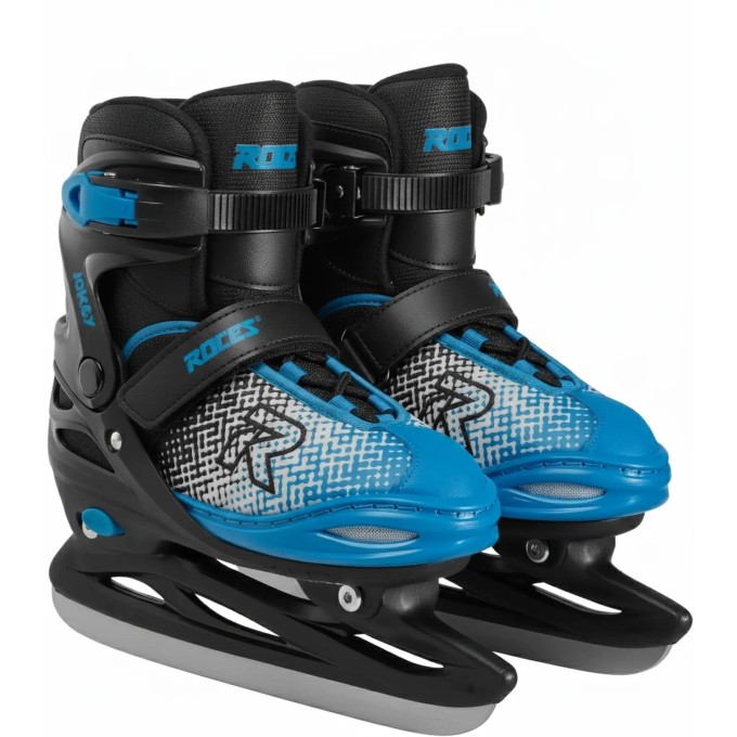 Roces Jokey Ice X Kids Ice Skates (Black/Astro Blue|30-33)