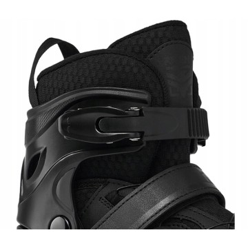 Raven Oxen PRO Black Inline Skates Adjustable Speed Lacing