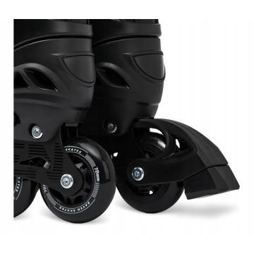 Raven Oxen PRO Black Inline Skates Adjustable Speed Lacing