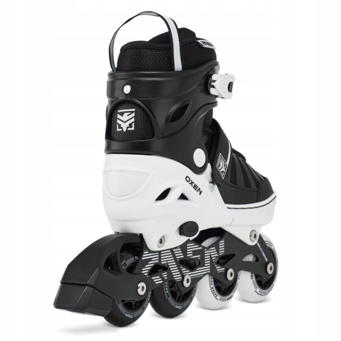 Raven Oxen White Inline Skates Adjustable