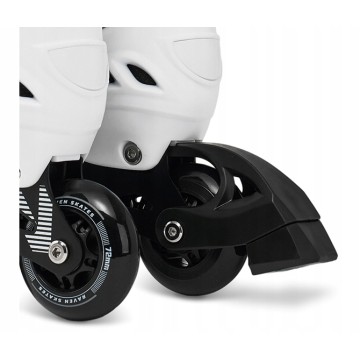 Raven Oxen White Inline Skates Adjustable