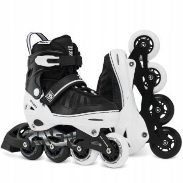 Raven Oxen White Inline Skates Adjustable