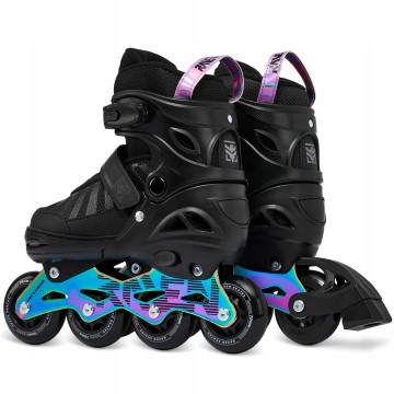 Raven Oxen Black/Neo Inline Skates Adjustable