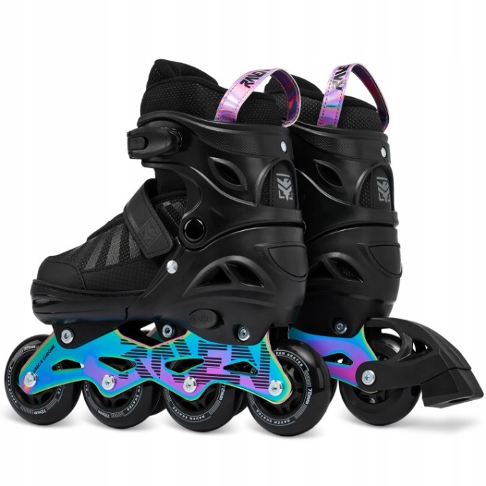 Raven Oxen Black/Neo Inline Skates Adjustable