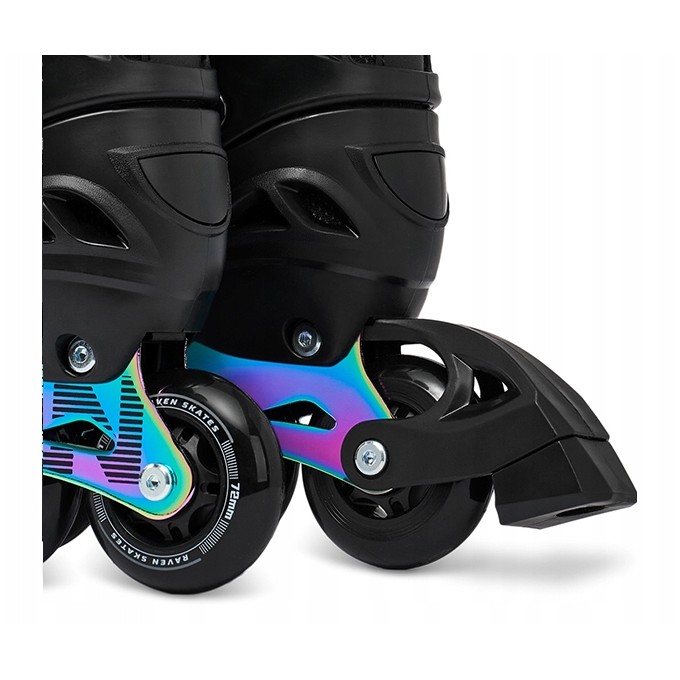 Raven Oxen Black/Neo Inline Skates Adjustable