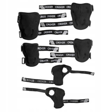 Croxer Porto Protectors Set S–L | Knee Elbow Wrist Pads CE