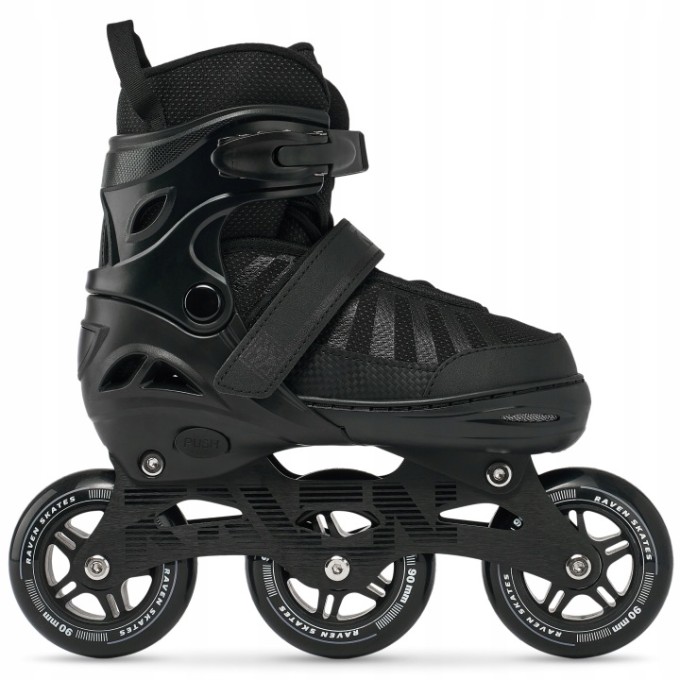 Inline skate Raven Oxen BIG WHEELS Black
