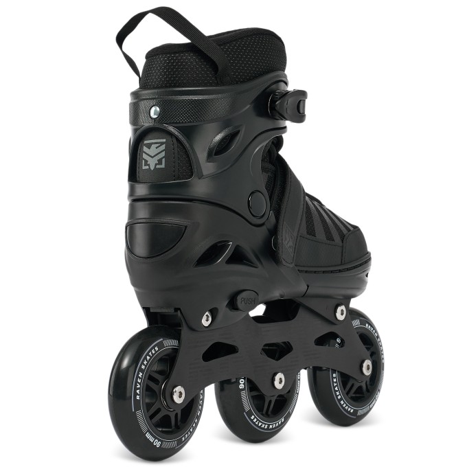 Raven Oxen 3 Wheel Inline Skates Black – Fast Urban Cruiser