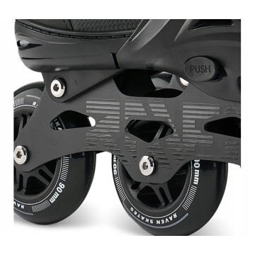 Raven Oxen 3 Wheel Inline Skates Black – Fast Urban Cruiser