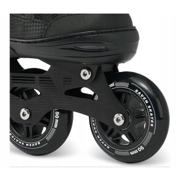 Raven Oxen 3 Wheel Inline Skates Black – Fast Urban Cruiser