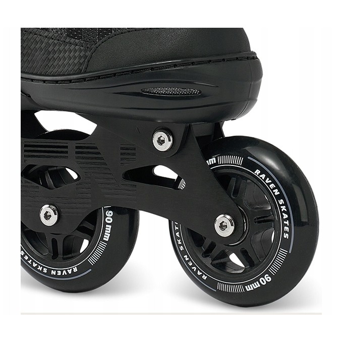 Raven Oxen 3 Wheel Inline Skates Black – Fast Urban Cruiser