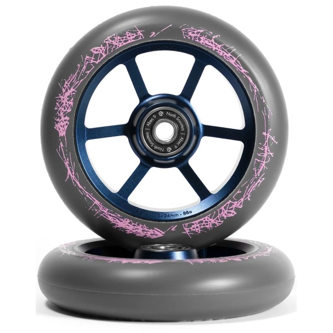 North Oliver Sekel Pro Scooter Wheels 2-Pack (110mm|Blue)