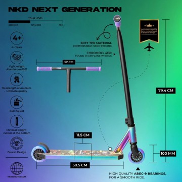 Stunt Scooter NKD Next Generation IHC-Great colors, nice price!