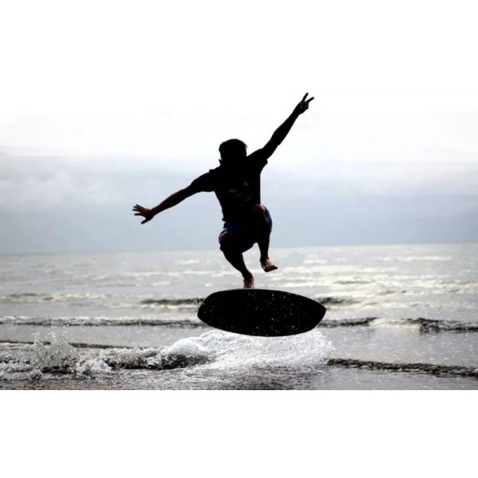 GoZone Hiro Skimboard (41.75"|Black/White)