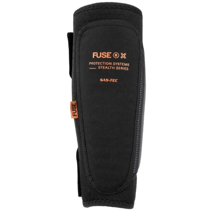 Fuse Stealth Shin Pads (L|Black)
