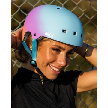 Helmet NKX Brain Saver Rainbow Fade - In Stock!