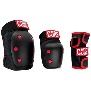 CORE Skate Pads 3-Pack | Knee, Elbow & Wrist Guards
