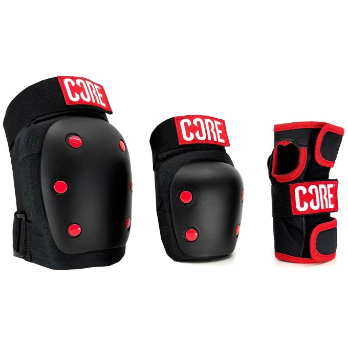 CORE Skate Pads 3-Pack | Knee, Elbow & Wrist Guards