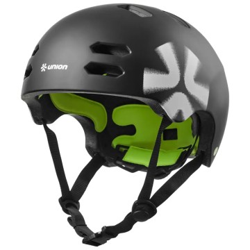 Union Repeat Matt Black Helmet | Adjustable Skate & Scooter Protection
