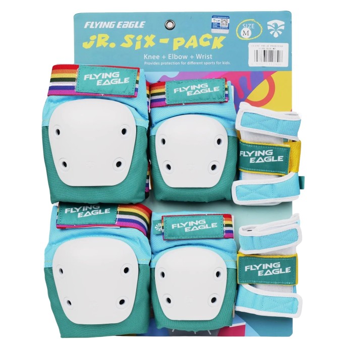 FlyingEagle Valiant Kids Protective Pads Set (S|Blue)