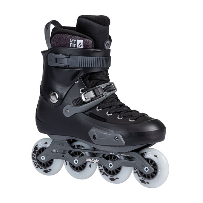 Powerslide Zoom Pro Black 80 – Urban Inline Skates, 4 × 80 mm