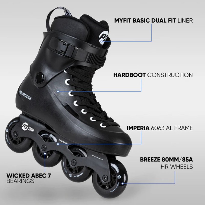 Powerslide Zoom 80 Urban Inline Skates | 4×80 mm