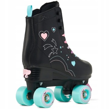 RAVEN Zana Black Adjustable Retro Quad Skates