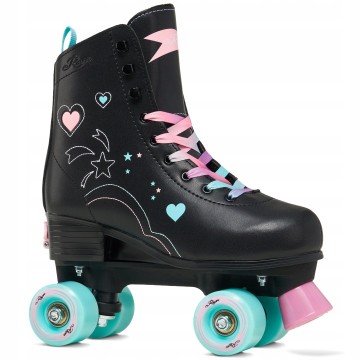 RAVEN Zana Black Adjustable Retro Quad Skates