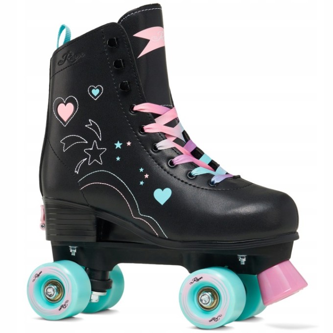 RAVEN Zana Black Adjustable Retro Quad Skates