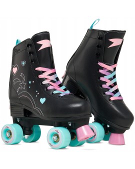 Raven Zana Black Classic Adjustable Retro Quad Skate