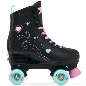 RAVEN Zana Black Adjustable Retro Quad Skates
