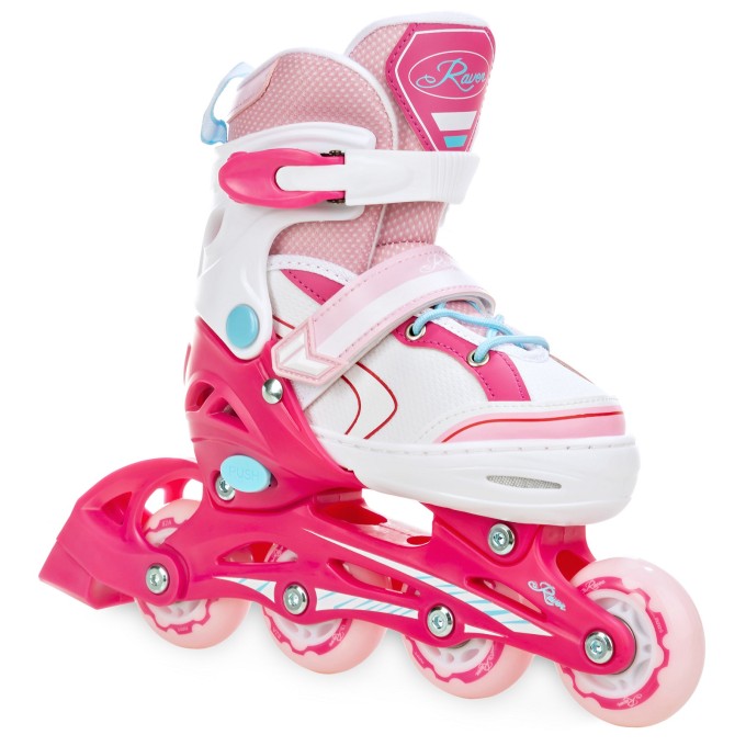 Inline Skates Raven Lia Pink with adjustable size