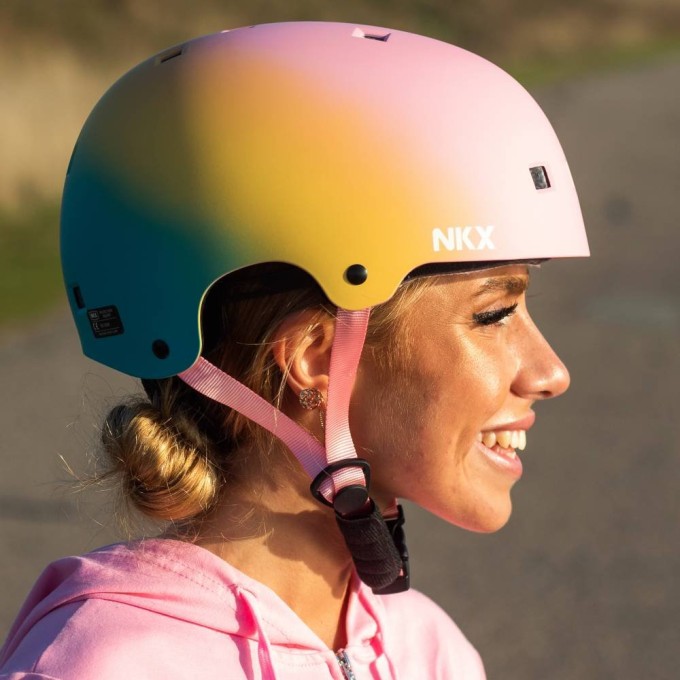 Helmet NKX Brain Saver Pastel Fade