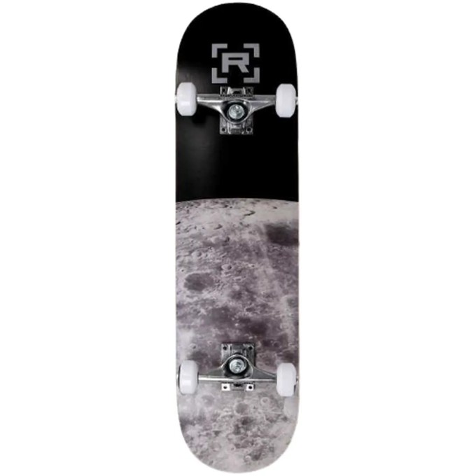 Rampage Moonscape Complete Skateboard (8"|Black)