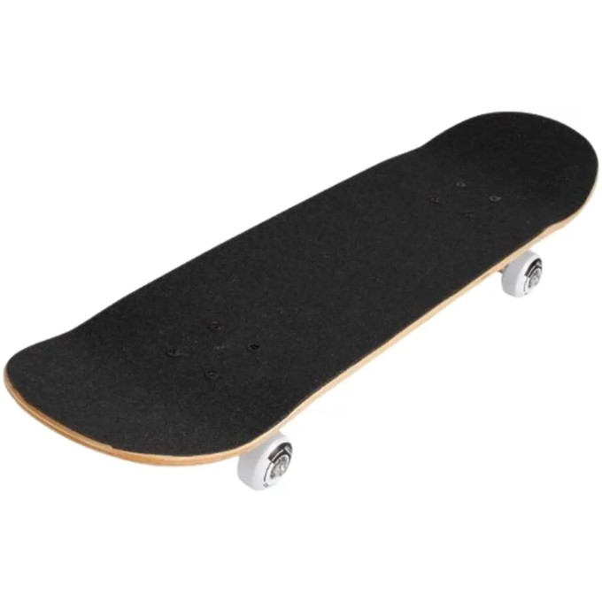 Rampage Plain Third Complete Skateboard (7.75"|Black)