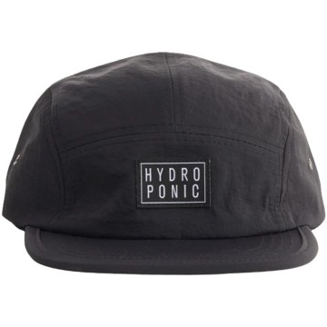 Hydroponic Flint 5-Panel Cap (Black)