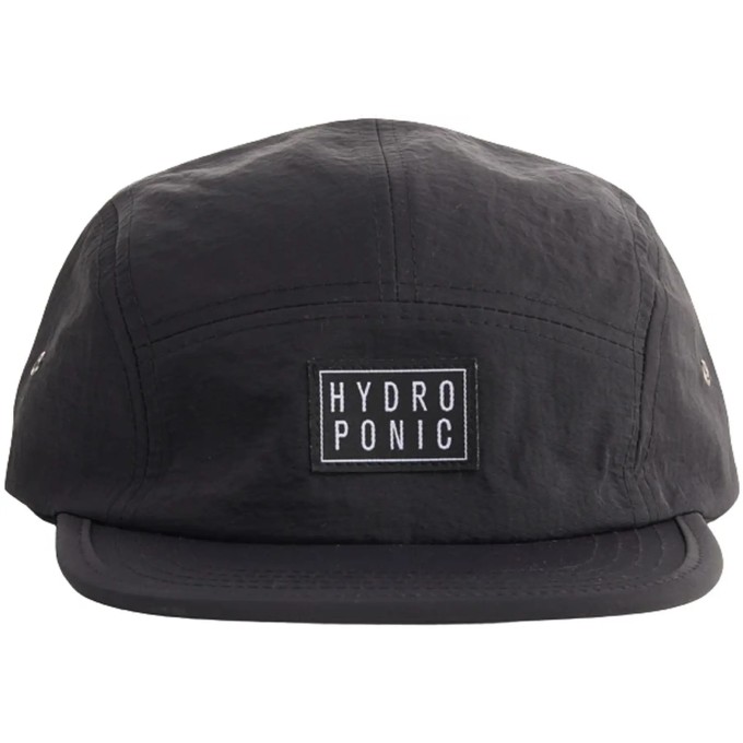 Hydroponic Flint 5-Panel Cap (Black)