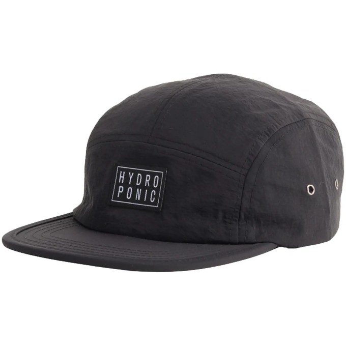 Hydroponic Flint 5-Panel Cap (Black)