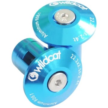 Wildcat Mini BMX Bar Ends 2-Pack (Blue)