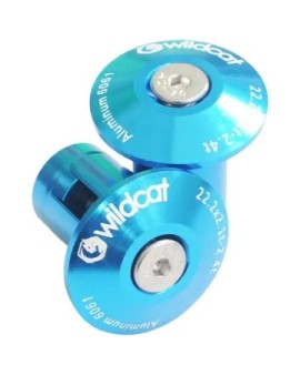 Wildcat Mini BMX Bar Ends 2-Pack (Blue)