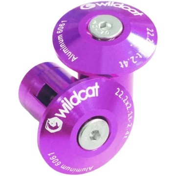 Wildcat Mini BMX Bar Ends 2-Pack (Purple)