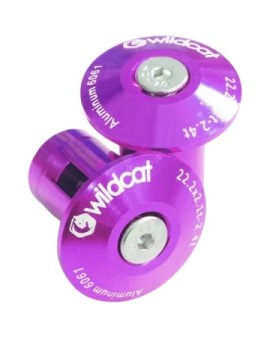 Wildcat Mini BMX Bar Ends 2-Pack (Purple)